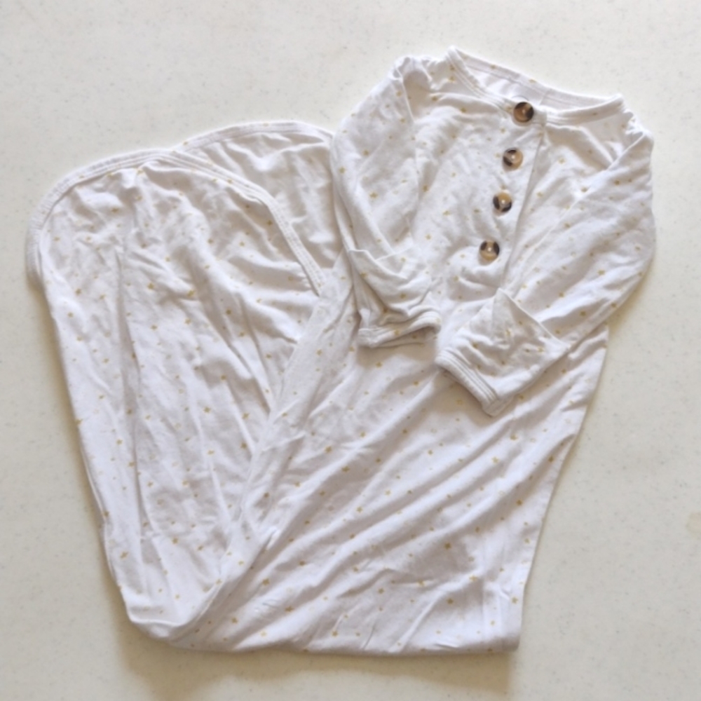 Lou Lou and Company Luca Knotted Gown size Newborn